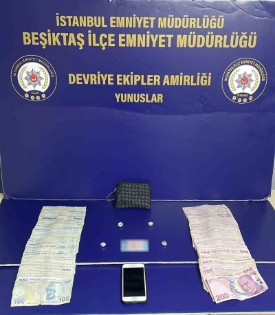 Beşiktaş’ta motosiklette manyetik düzenekle gizlenmiş kokain ele geçirildi
