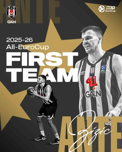Beşiktaşlı Ante Zizic, EuroCup&rsquo;ta en iyi beşe se&ccedil;ildi

