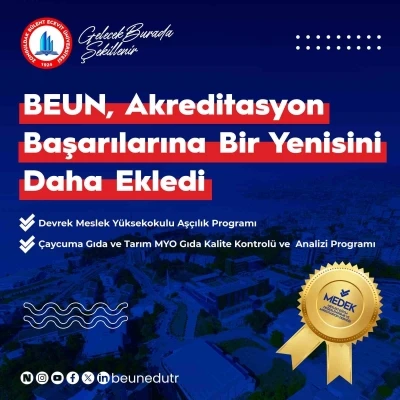 BEUN, akreditasyon başarılarına bir yenisini daha ekledi
