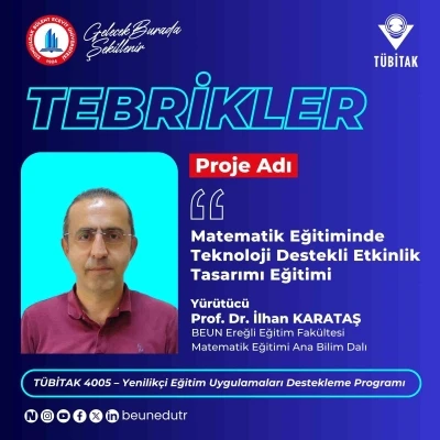 BEUN&rsquo;lu akademisyenin yer aldığı projeye T&Uuml;BİTAK&rsquo;tan destek
