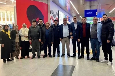 Beyağa&ccedil; Belediye Başkanı P&uuml;t&uuml;n, Umre ibadeti i&ccedil;in kutsal topraklara gitti
