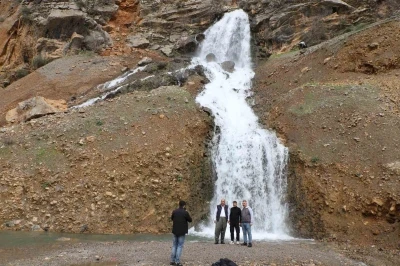 Beyaz Su Şelalesi ilgi odağı oldu
