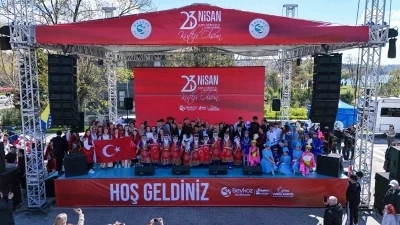 Beykoz&rsquo;da &ccedil;ocuklar bayramın tadını doyasıya &ccedil;ıkardı
