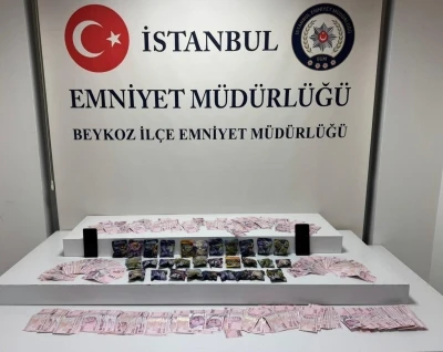 Beykoz&rsquo;da narkotik k&ouml;peği "zula"yı affetmedi: 236 gram marihuana ve 64 bin TL ele ge&ccedil;irildi
