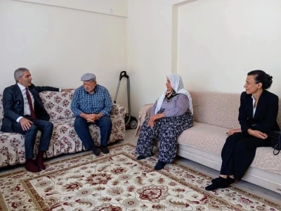 Beypazarı Kaymakamı Coşkun’dan şehit ailesine ziyaret
