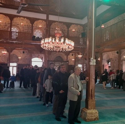 Beypazarı&rsquo;nda Sakal-ı Şerif tarihi camide ziyarete a&ccedil;ıldı

