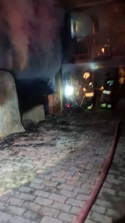 Beyşehir’de korkutan ev yangını
