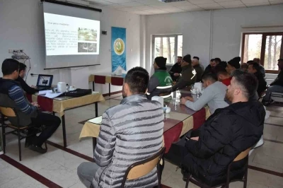 Beyşehir&rsquo;de orman yangınlarına karşı m&uuml;dahale eğitimi verildi

