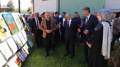 Beyşehir ve H&uuml;y&uuml;k&rsquo;te el emeği eserler g&ouml;r&uuml;c&uuml;ye &ccedil;ıktı
