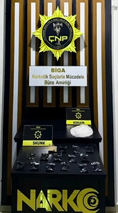 Biga&rsquo;da uyuşturucu operasyonu: 1 ş&uuml;pheli tutuklandı
