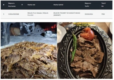Bilecik’e özgü fırın kebabı tescillendi
