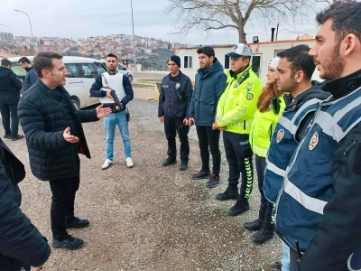 Bilecik İl Emniyet M&uuml;d&uuml;r&uuml; &Ccedil;ağlar uygulama noktalarını inceledi
