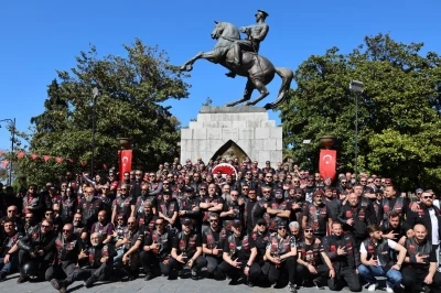 Bilecik&rsquo;te 19 Mayıs ruhuna motor sesleri eşlik etti
