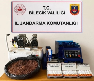 Bilecik&rsquo;te 5 ayrı adreste yapılan baskında 3 bin 200 ka&ccedil;ak makaron ele ge&ccedil;irildi
