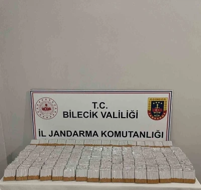 Bilecik&rsquo;te 9 bin 320 adet doldurulmuş makaron ele ge&ccedil;irildi
