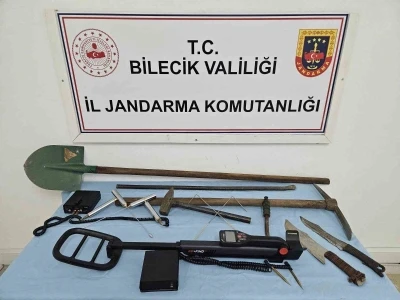 Bilecik&rsquo;te define avcıları su&ccedil;&uuml;st&uuml; yakalandı
