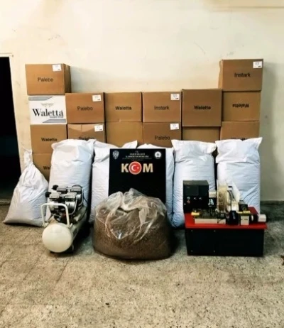 Bilecik&rsquo;te ka&ccedil;ak&ccedil;ılık operasyonu: 169 bin 400 makaron ele ge&ccedil;irildi
