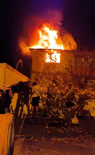 Bilecik’te korkutan yangın
