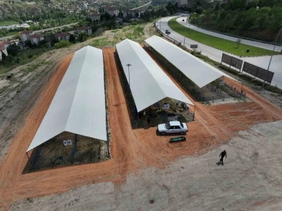 Bilecik&rsquo;te kurban satış alanı bayrama hazır
