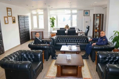 Bilecik&rsquo;te kurum m&uuml;d&uuml;rlerinden Jandarma Komutanı Vanlı&rsquo;ya ziyaret
