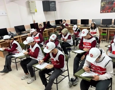 Bilecik&rsquo;te &ouml;ğrencilere okul ge&ccedil;idi g&ouml;revlisi eğitimi
