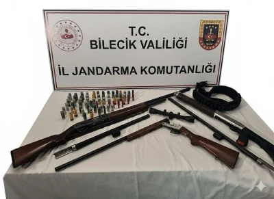Bilecik&rsquo;te ruhsatsız av t&uuml;feklerine 24 bin 585 TL ceza
