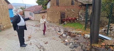 Bilecik’te sağanak yağış sonrası temizlik
