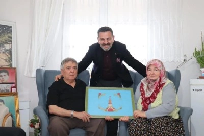 Bilecik&rsquo;te şehit ailesi ile anlamlı buluşma