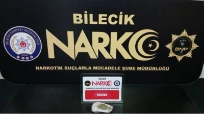 Bilecik&rsquo;te skunk operasyonu: 1 g&ouml;zaltı
