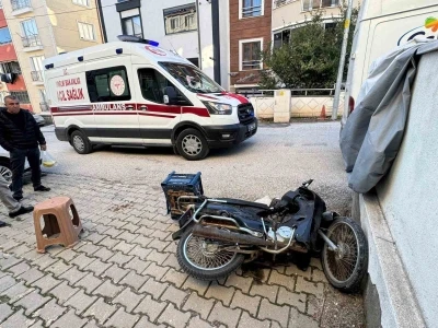 Bilecik’te ticari araç ile motosiklet çarpıştı; 1 yaralı
