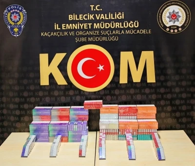 Bilecik&rsquo;teki 2 ayrı operasyonda 550 paket ka&ccedil;ak sigara ele ge&ccedil;irildi
