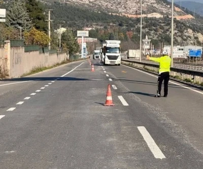 Bilecik trafiğinde kış lastiği denetimi
