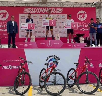 Bilecikli bisiklet sporcusundan büyük yarış öncesi bir başarı daha
