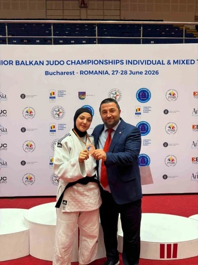 Bilecikli milli judocudan Balkan Şampiyonası&rsquo;nda bronz madalya
