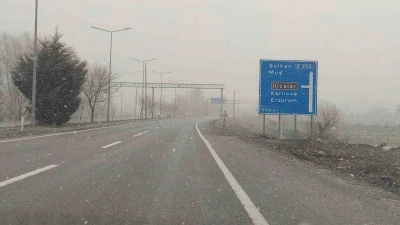 Bing&ouml;l&rsquo;de kar yağışı başladı
