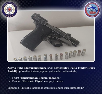 Bingöl’de tabanca ele geçirildi
