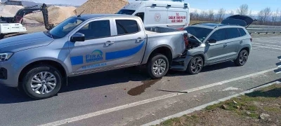 Bing&ouml;l&rsquo;de trafik kazası: 4 yaralı
