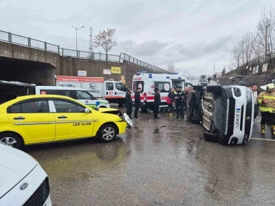 Bing&ouml;l&rsquo;de trafik kazası : 5 yaralı
