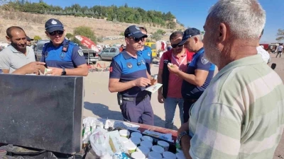 Bit pazarında bozulmuş gıdaya rastlanmadı
