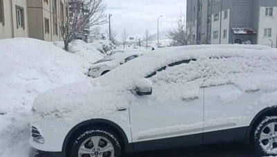Bitlis&rsquo;te kar yağışı
