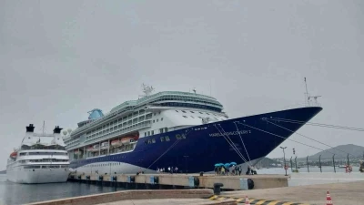 Bodrum’a 2 gemi ile 2 bin 64 yolcu geldi
