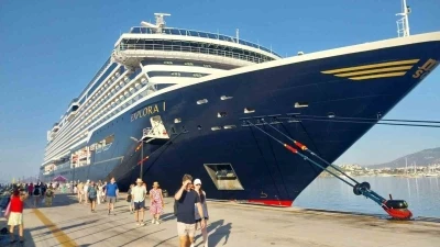 Bodrum’a 743 yolcusuyla geldi
