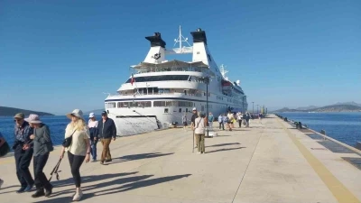 Bodrum&rsquo;a kruvaziyer ile 274 yolcu geldi
