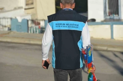 Bodrum Belediyesi minik y&uuml;zleri g&uuml;ld&uuml;rd&uuml;
