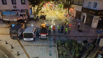Bodrum &Ccedil;arşı Mahallesi&rsquo;nde kapsamlı temizlik
