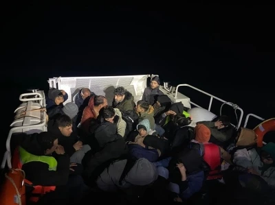 Bodrum&rsquo;da 39 d&uuml;zensiz g&ouml;&ccedil;men yakalandı
