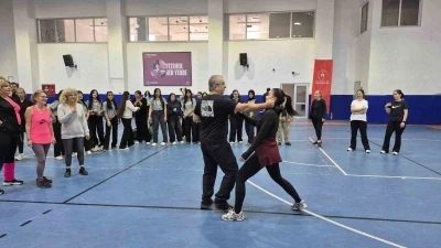Bodrum&rsquo;da kadınlara savunma eğitimi: "4 hareket bile hayat kurtarabilir"

