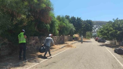 Bodrum&rsquo;da ot temizliği &ccedil;alışmaları Haziran ayı boyunca aralıksız s&uuml;rd&uuml;

