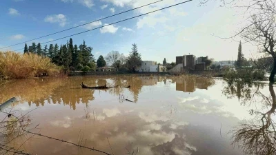 Bodrum&rsquo;da selin tablosu g&uuml;n ağarınca ortaya &ccedil;ıktı
