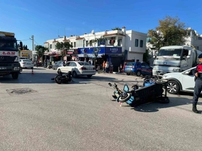 Bodrum’da trafik kazası kaza: 1 ölü, 1 yaralı
